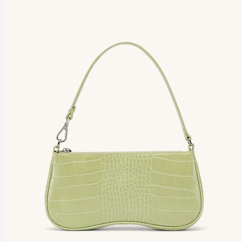 Green Croc Purse